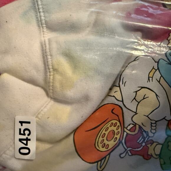 Nickelodeon Rugrats Hoodie Tie Dye 90s Vintage Size Small - Picture 7 of 7